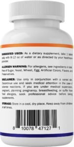 Vitamatic L-Theanine 200mg with Caffeine 100mg 120 Vegetarian Tablets - Nootropic Supplement for Focused Energy - Image 3