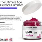 NAD NMN Vegan Raspberry Flavour Gummies, 400mg per Gummy, 30 Count, Third-Party Lab-Tested, Maximum Strength, UK-Made | Anti-Aging, Cellular Repair, Energy Metabolism Booster - Image 3