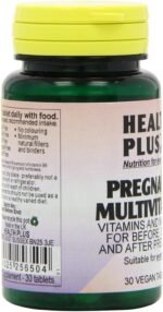 Health Plus Pregnancy Essentials One-a-day Multivitamin Women's Health Pregnancy Supplement - Pack of 30 Tablets - Image 7