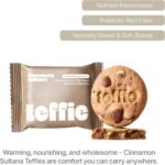 Cinnamon Sultana Snacks - High Fibre treat with Teff Grain, 11+ Vitamins & Minerals, Plant-Based, Vegan & Gluten-Free, No Refined Sugar - Healthy Snacks for Adults & Kids, Box of 12 by Teffie - Image 3