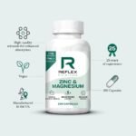 Reflex Nutrition Zinc & Magnesium - Normal Muscle Function & Protein Synthesis Support - Reduce Tiredness and Fatigue - Essential Mineral Magnesium Supplements & Zinc Supplements (100 Capsules, Vegan) - Image 3