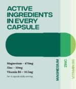 Reflex Nutrition Zinc & Magnesium - Normal Muscle Function & Protein Synthesis Support - Reduce Tiredness and Fatigue - Essential Mineral Magnesium Supplements & Zinc Supplements (100 Capsules, Vegan) - Image 4