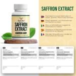 Double Wood Saffron Supplement |180 Servings of High Strength Saffron Capsules - 88.5mg Saffron Extract per Serving | Weight Management, Heart Health, Mental Clarity & Eye Health | UK Manufactured - Image 3