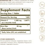 Solgar Vitamin C 1500 mg (1.5 grams) with Rose Hips Tablets - Pack of 90 - Supports Immunity - Potent Antioxidant for Tiredness and Fatigue - Collagen Formation - Vegan - Image 3