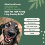 Pets Purest Digestive Prebiotic Probiotic for Dogs, Cats & Pet - 100% Natural Fibre Digestion Enzymes Immune Support Supplement for Gut Health and Healthy Stools - Image 4