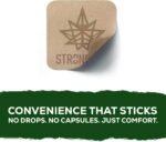 Stronglife Hemp Patches - 30 Hemp Oil Patches - 70mg per Patch with Total of 2100mg -12 Hour Transdermal Adhesive Discreet UK - Hemp Cream Topical Alternative (Fabric Patch) - Image 4