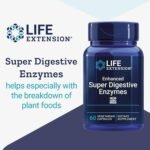 Life Extension, Enhanced Super Digestive Enzymes, High Dose, 60 Vegetarian Capsules, Non GMO - Image 3