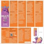 Vegavero Multivitamin for Kids Spray | No Added Sugar | NO Additives | Natural Orange Flavour | with Vitamin C, D3, E, K2 & All B Vitamins | 125 Sprays | Vegan - Image 3