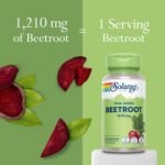Solaray - Beetroot Capsules - 100 Vegan Capsules - Vitamins & Mineral Rich - Natural Nitric Oxide Booster - Highly Bioavailable Superfood - Beetroot Powder Supplement - Lab Verified - Made in The USA - Image 6