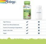 Solaray - Beetroot Capsules - 100 Vegan Capsules - Vitamins & Mineral Rich - Natural Nitric Oxide Booster - Highly Bioavailable Superfood - Beetroot Powder Supplement - Lab Verified - Made in The USA - Image 7