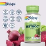 Solaray - Beetroot Capsules - 100 Vegan Capsules - Vitamins & Mineral Rich - Natural Nitric Oxide Booster - Highly Bioavailable Superfood - Beetroot Powder Supplement - Lab Verified - Made in The USA - Image 8