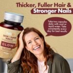 fabÜ Skin-Hair-Nails Glow - Collagen Boosting Multivitamin with Reishi Mushroom & Vitamins - Beauty Supplement with 60 Capsules with 12 Active Ingredients - Image 7