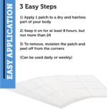 OmniCo Vitamin B12 Patches 5000mcg - Up to 7 Months Supply - 30 Patches - High Strength Transdermal Patches - 100% Natural Ingredients - Vegan & Vegetarian Friendly - Image 5