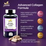 Marine Collagen Plus 3200MG. 120 Capsules – a Premium Blend of Pure Hydrolysed Marine Collagen, Fortified with Biotin, Zinc, Vitamin C & E. Gluten Free, GMO Free and Halal. - Image 4