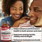 Nutrabytes Organic Ashwagandha 1000mg Premium KSM-66 Supplement, 60 Vegan Capsules | High Strength with 5% Withanolides & Black Pepper | Supports Cognitive Function, Energy & Calm | 1 Month Supply - Image 5