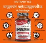 Nutrabytes Organic Ashwagandha 1000mg Premium KSM-66 Supplement, 60 Vegan Capsules | High Strength with 5% Withanolides & Black Pepper | Supports Cognitive Function, Energy & Calm | 1 Month Supply - Image 7
