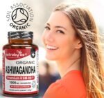 Nutrabytes Organic Ashwagandha 1000mg Premium KSM-66 Supplement, 60 Vegan Capsules | High Strength with 5% Withanolides & Black Pepper | Supports Cognitive Function, Energy & Calm | 1 Month Supply - Image 9