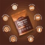 Pumpkin Seed Oil Capsules 1000mg (3000mg per 3 Soft Gel Serving) | 120 Capsules | Cold Pressed | Pumpkin Seed Oil for Hair, Prostate and Bladder | UK Made - Image 5