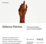 Kind Patches | Defence Patches | Immune System Support | Botanical Plant-Based Formula with Echinacea, Astragalus and Olive Leaf Extract, Vitamin C, D3 & Zinc | 90 Vegan Patches, 3 Months Supply - Image 3
