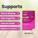 NEUBRIA NEUBIOTIC HER – Probiotics for Women 25 Billion CFU – Daily Probiotic Supplement with 4 Clinically Studied Live Cultures for Women’s Intimate Flora, Gut & Digestion – 30 Vegan Capsules - Image 4