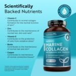 Nutravita Marine Collagen Tablets 1400mg Enhanced with Hyaluronic Acid - Hydrolysed Collagen Supplements for Women and Men - 120 Tablets (2 Month Supply) - with Vitamin C, Vitamin E & Zinc - Image 3