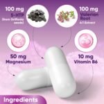 Sleep Support with 5-HTP, Valerian Root, Magnesium and Vitamin B6, Advanced High Strength Formula - 60 Veg Capsules - Image 3