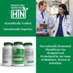 Health Thru Nutrition Glutathione Reduced 500mg | for Radiant Skin, Liver Support & Natural Detox | Vegan, Fermented, Non-GMO, Soy Free & Gluten Free Antioxidant Supplement - 60 Caps - Image 6