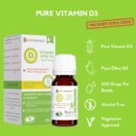 Vitamin D3 Liquid Drops 1000 IU - Pure Vitamin D Liquid in Olive Oil for Children and Adults by Healthmarque (500 doses) - Image 3