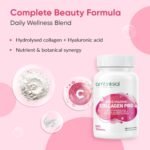 Ambrosial Marine Collagen Pro Capsules 1000 mg – Premium Collagen Supplements for Women & Men with Hyaluronic Acid, Vitamin C, Biotin, Zinc & Botanicals – UK Made, Non-GMO, 120 Tablets - Image 3