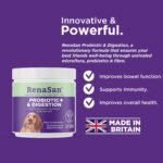 RenaSan Dog Probiotic, Digestion & Fibre (108g) – improve bowel function, stool quality, supports immunity, improves health, easy to administer powder, created by senior vets & nutritionists - Image 3