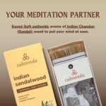 Indian Sandalwood Incense Sticks - 80 Charcoal-Free Made from Upcycled Flowers | All Natural Non-Toxic Meditation and Stress Relief - Image 4