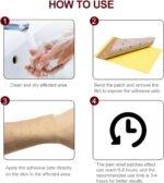 Tiger Patches- 24PCS Pain Relief Patches- Chinese Red Tiger Plaster-​Ultra Strength​ Herbal ​Pain Relief Patches​ with 3 Natural Ingredients for Back & Knee Muscle-Deep Relief​ Solution - Image 6