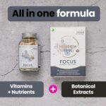 NEUBRIA Edge Focus Supplement – Multivitamin for Adults with Bacopa Monnieri, Ashwagandha, Rhodiola, Ginkgo Biloba, Sage, Blueberry & Rosemary – Potent Cognitive Formula – 60 Vegan Capsules - Image 3