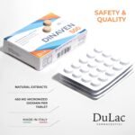 DuLàc, Dinaven 500, Food Supplement with Diosmin and Hesperidin, Helpful for Heavy and Swollen Legs, Microcirculation, Fragile Capillaries, Made in Italy, 60 Tablets of 650 mg - Image 5
