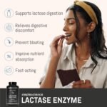 Lactase Enzyme (High Strength) | 9600FCC in One Capsule | 180 Capsules = 180 True Servings | Lactose Intolerance Relief & Digestion Support | Lab Tested | 100% Natural and Non-GMO - Image 3