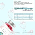 Biotin 5000ug Hair, Skin & Nail Vitamin Gummy | 60 x Vegan Strawberry Flavoured chewable Gummies for Men & Women | Beard, Hair, Skin & Nail Supplement - Image 5