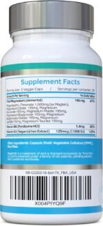 Magnesium L-Threonate Complex 7-in-1 with 1000mg of Magtein Plus Magnesium as Bisglycinate, Taurate, Citrate, Gluconate, Malate & Lactate - Supports Sleep - Vegan, UK Made and No Artificial Nasties - Image 3