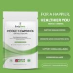 Indole-3 Carbinol 200mg Vegan Capsules Hormonal Balance Immune System Detoxification Support Natural Food Supplement - 120 Capsules 4 Month Supply - Image 4
