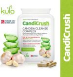CandiCrush - Candida Cleanse Complex - Herbal Thrush Tablets - Natural Candida Treatment for Women and Men with Probiotic Live Friendly Bacteria for Yeast Infection - 60 Vegan Capsules - Image 6