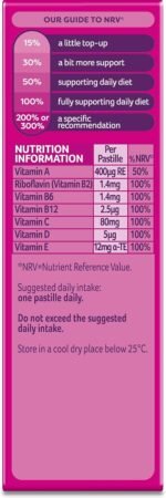 Bassetts Vitamins 7-11 Years Raspberry Flavour Multivitamins 30 Gummies - Image 4