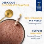 Ensure NutriVigor Nutritional Shake – Chocolate Flavour – 850g – Food Supplement with Protein, HMB & 27 Vitamins & Minerals – Supports Strength, Energy & Immunity – With Vitamin D, C & B - Image 4