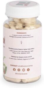 HEILAND Ashwagandha Capsules, Anti-Inflammatory, Better Sleep & Calmness, General Wellness, Helps in Muscles Building, Stress Relief, Extra Strength, Natural Formulation, 60 Capsules - Image 5