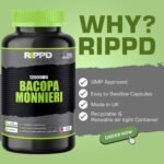 RIPPD Bacopa Monnieri 12000mg 60 Capsules – High Strength Vegan Supplement | Supports Focus, Memory & Mental Clarity | Premium Quality Made in The UK - Image 8