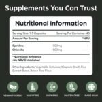 Purolabs Spirulina & Chlorella Capsules – High Strength Spirulina Tablets Alternative for Energy, Detox & Immunity – Clean Formula, Vegan, Non-GMO – 90 Capsules - Image 8