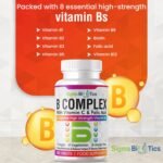 Vitamin B Complex Tablets - 8 Essential B Vitamins & Vitamin C - Folic Acid, B1, B2, B3, B5, B6 and Vitamin B12 Supplement - Vegan & Gluten Free - 120 Tablets for 4 Months Supply - Image 5