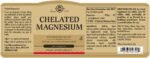 Solgar Chelated Magnesium - Supports Muscle and Nervous System - Mind Balance - Energy Release and Reduces Tiredness - Brown, 100 Tablets - Image 5