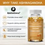 ZenBlend Ashwagandha + Black Pepper Boost: 120 SoftGels, 2-Month Supply for Stress Relief & Immune Support, 1950mg Ashwagandha + 5mg Black Pepper Extract - Image 4