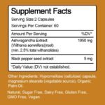 ZenBlend Ashwagandha + Black Pepper Boost: 120 SoftGels, 2-Month Supply for Stress Relief & Immune Support, 1950mg Ashwagandha + 5mg Black Pepper Extract - Image 5