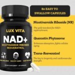 NAD+ Supplement Nicotinamide Riboside Resveratrol Natural Non-GMO for Overall Health, Positive Aging and Heart Wellness NAD Supplements UK - Image 5
