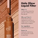 e.l.f. Halo Glow Liquid Filter, Complexion Booster For A Glowing, Soft-Focus Look, Infused With Hyaluronic Acid, Vegan & Cruelty-Free, 0.5 Fair - Image 4